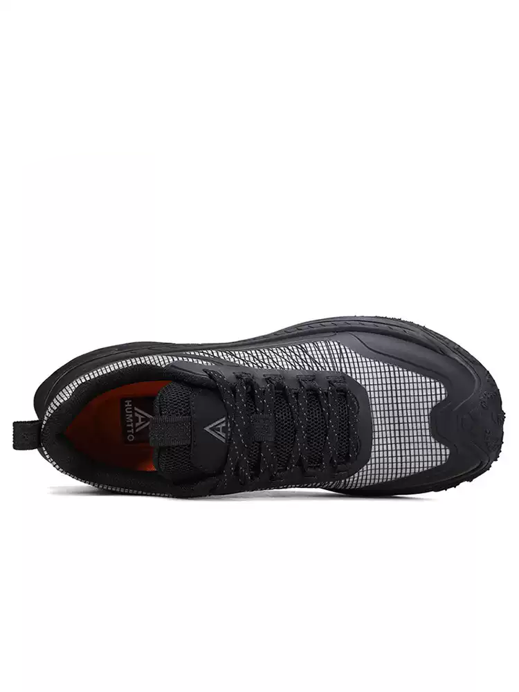 HUMTTO Men’s Low-Cut Trekking Shoes Non-Slip & Shock-Absorbing – Black