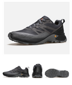 HUMTTO Men's Low-Cut Hiking Shoes Water-Resistance & Breathable – Dark Grey