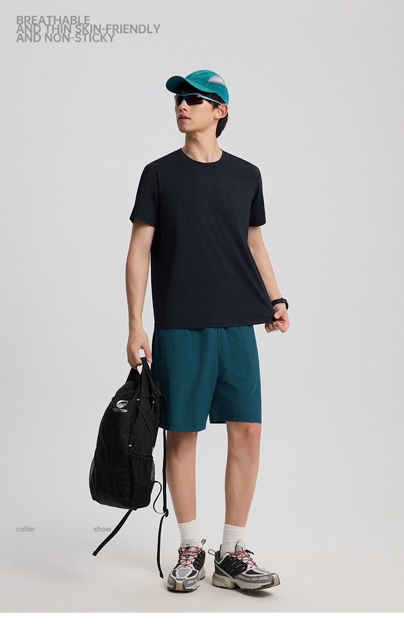 TECTOP Men’s Hiking T-Shirt – Quick-Dry & Breathable