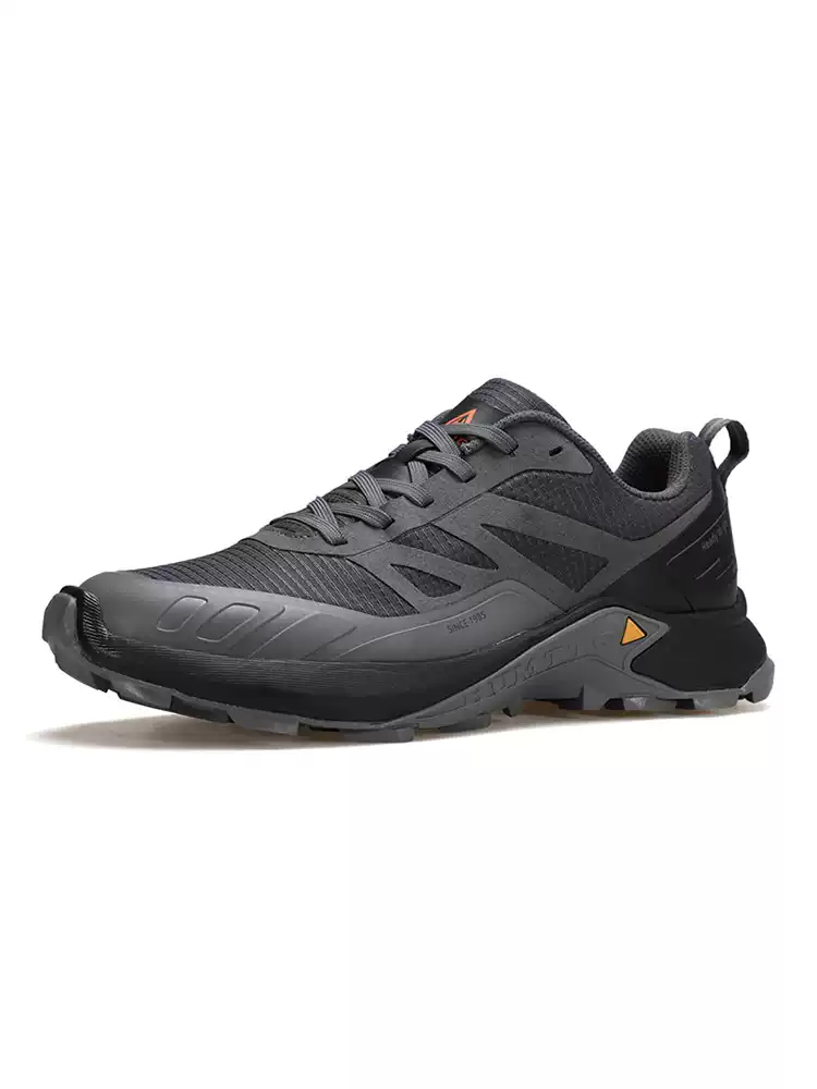 HUMTTO Men's Low-Cut Hiking Shoes Water-Resistance & Breathable – Dark Grey