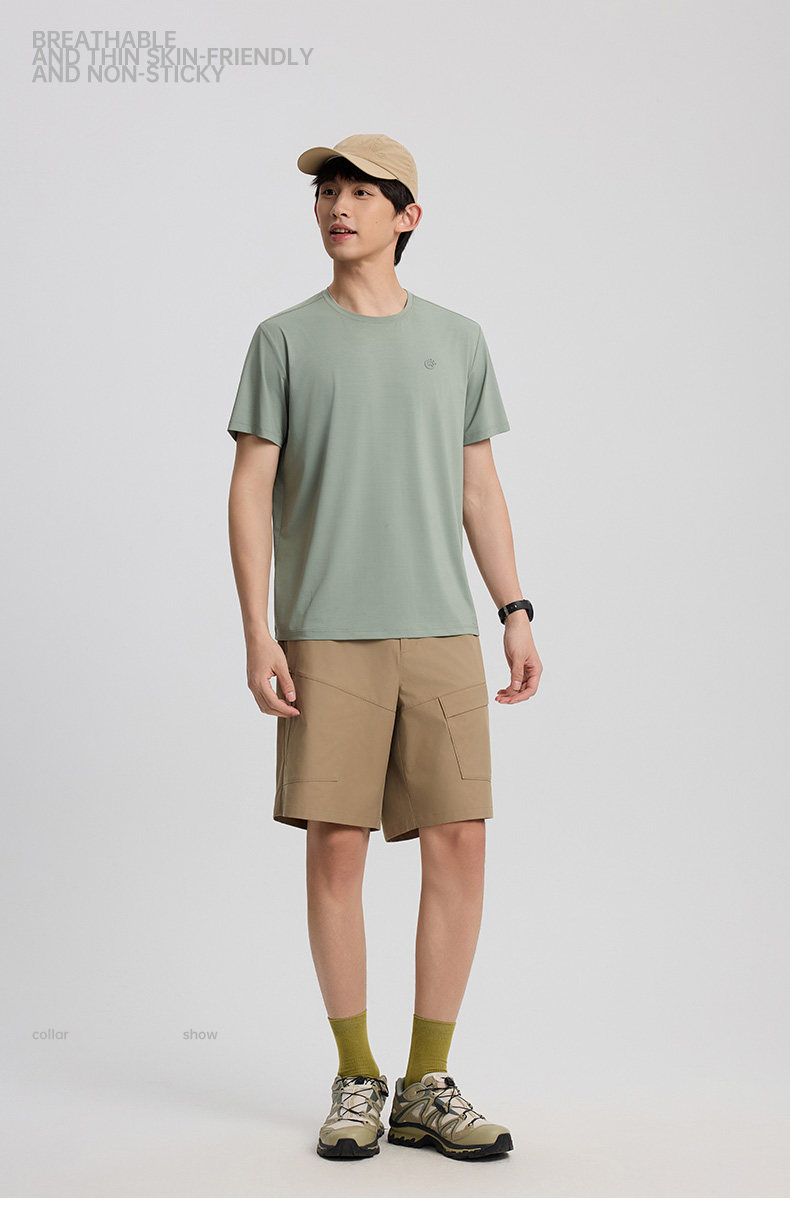 TECTOP Men’s Hiking T-Shirt – Quick-Dry & Breathable