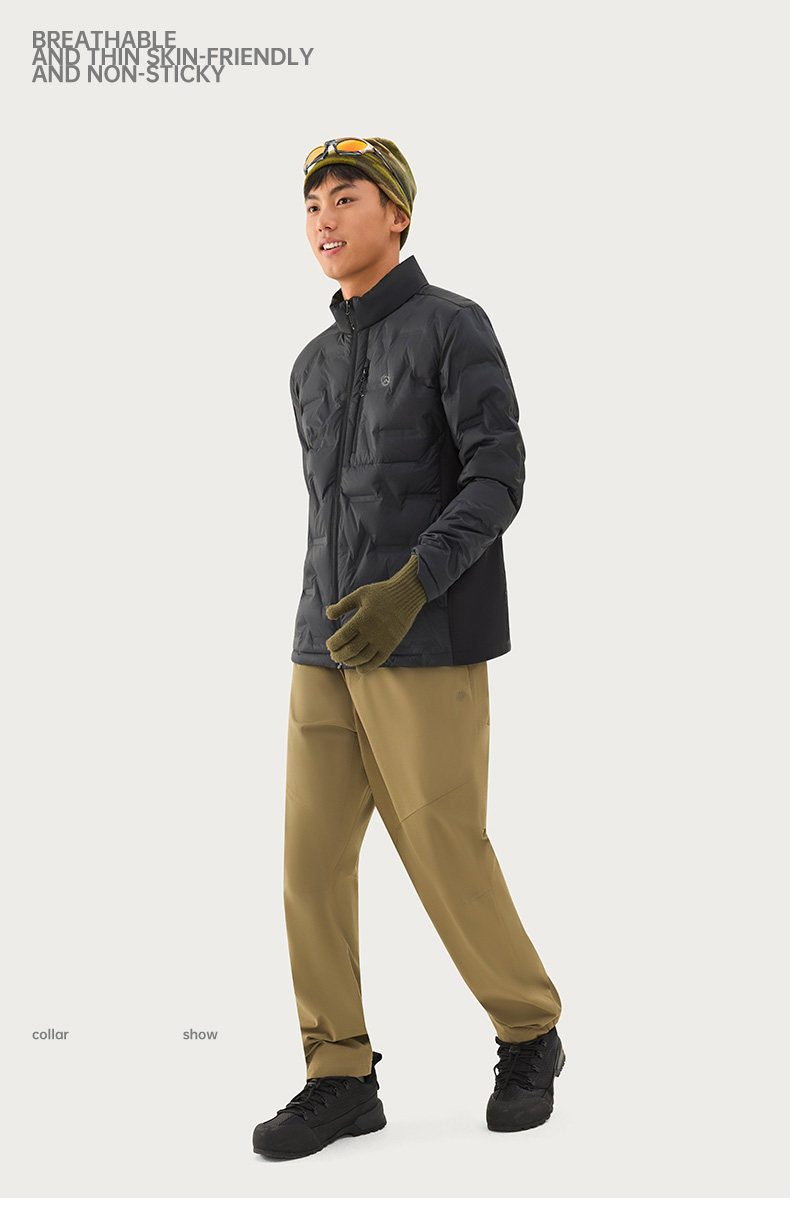 TECTOP Men’s Hiking Down Jacket – Lightweight & Warm