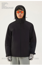 TECTOP Men’s Hiking Softshell Fleece Jacket – Wind & Water-Resistant