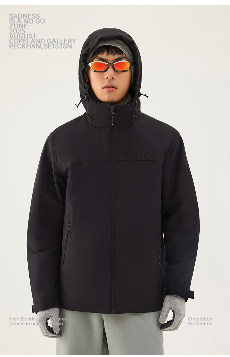 TECTOP Men’s Hiking Jacket – Waterproof & Fleece Lined