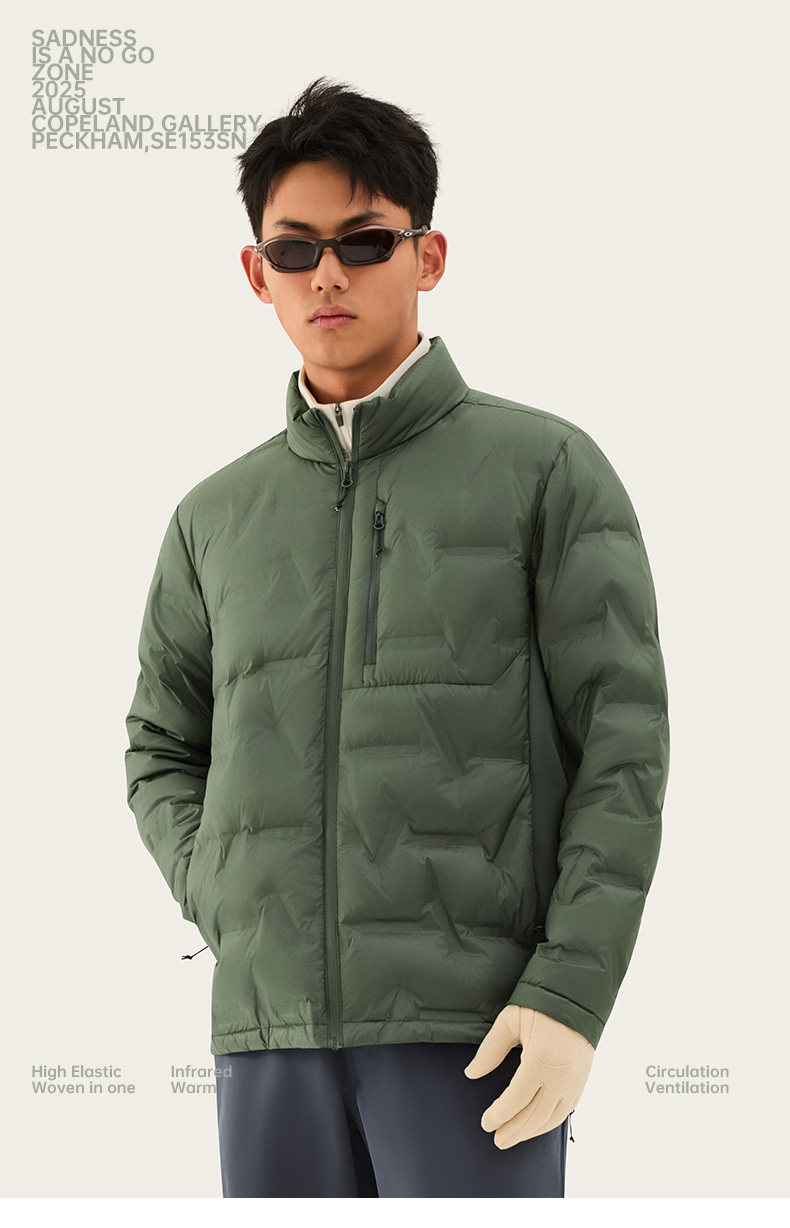 TECTOP Men’s Hiking Down Jacket – Lightweight & Warm