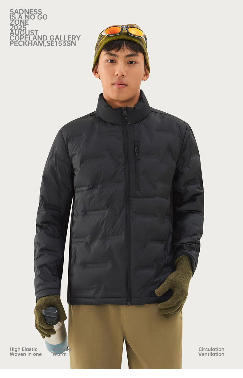 TECTOP Men’s Hiking Down Jacket – Lightweight & Warm