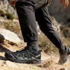 HUMTTO Women's Low-Cut Hiking Shoes Breathable & Non-Slip - Silver Grey