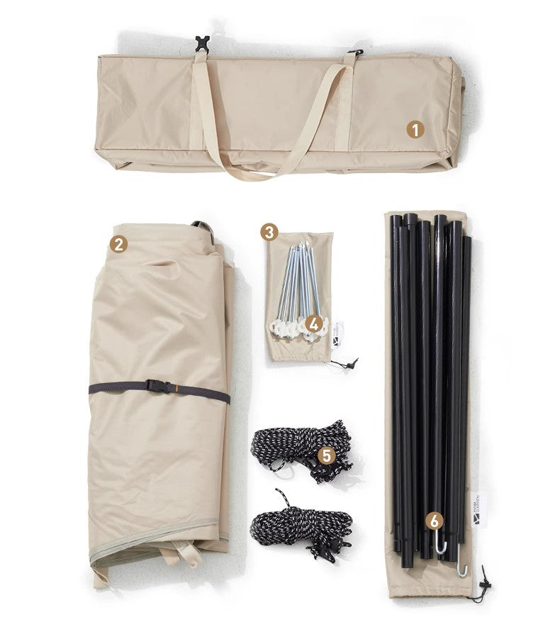 MOBI GARDEN Junting Tarp Oxford 440X440