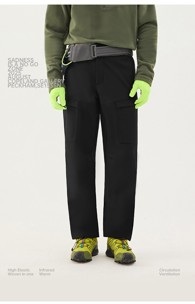 TECTOP Men’s Hiking Pants – Water Repellent & Fleece Lined