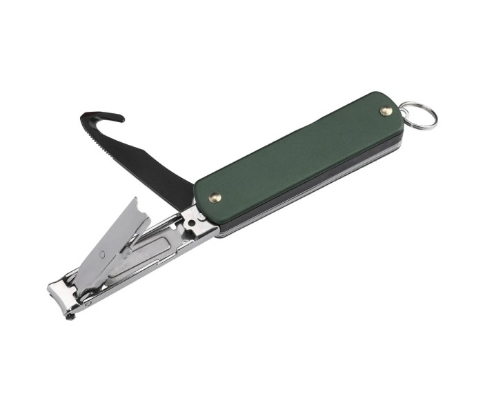 NEXTOOL NE20011 6-in-1 Multifunction Outdoor Nail Clipper - Olive Drab