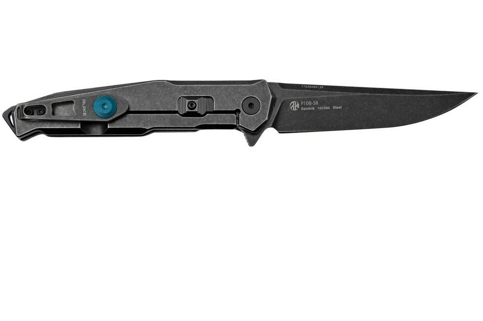 RUIKE P108-SB Stonewashed Flipper Folding Pocket Knife