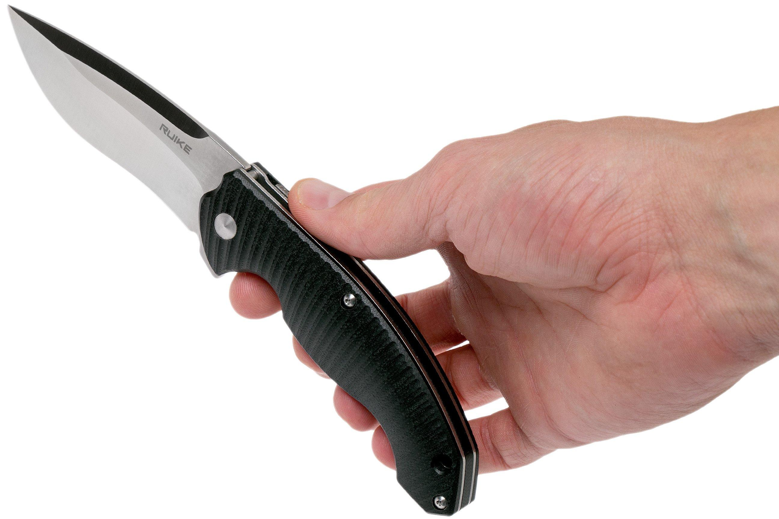 RUIKE P852-B Black Folding Outdoor Pocket Knife