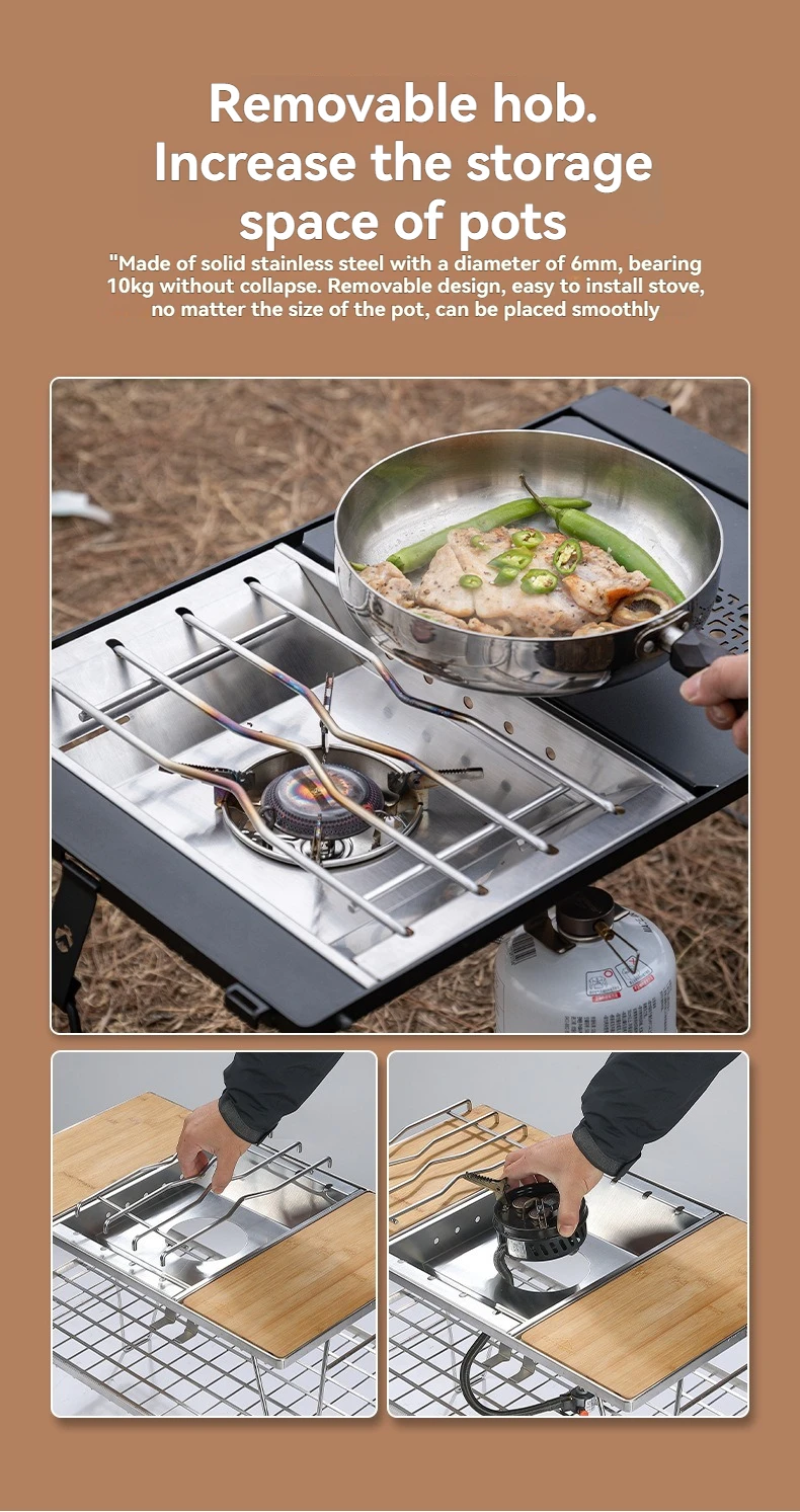 CAMPINGMOON IGT Cooking Set (OD-4 Stove + CK-25PG + CK-3650-T38 + CK-25F-1P)