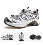 HUMTTO Women's Low-Cut Hiking Shoes Breathable & Non-Slip - Silver Grey