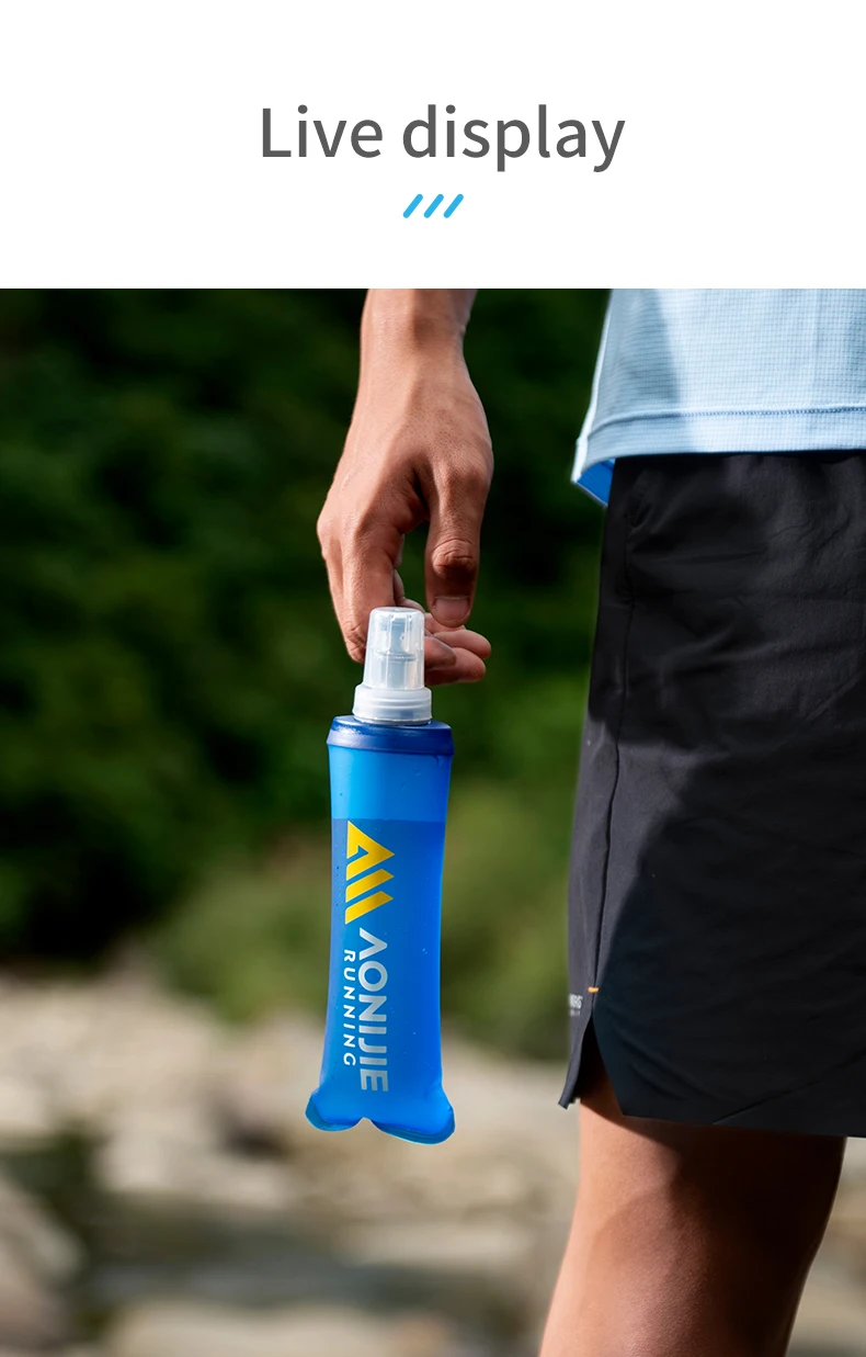 AONIJIE Soft Water Flask 250ml Running Hiking Sports