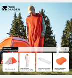 MOBI GARDEN Ultra-Light Mummy Sleeping Bag Liner
