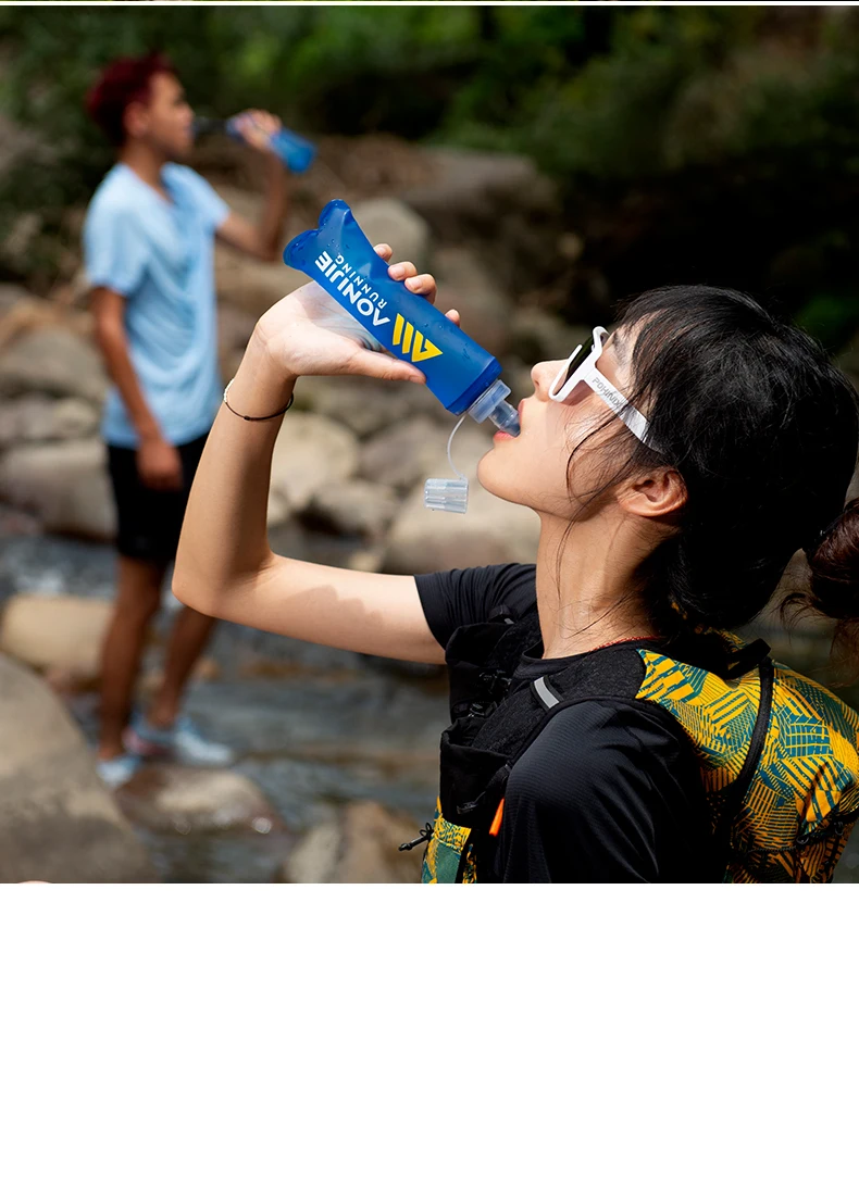 AONIJIE Soft Water Flask 250ml Running Hiking Sports