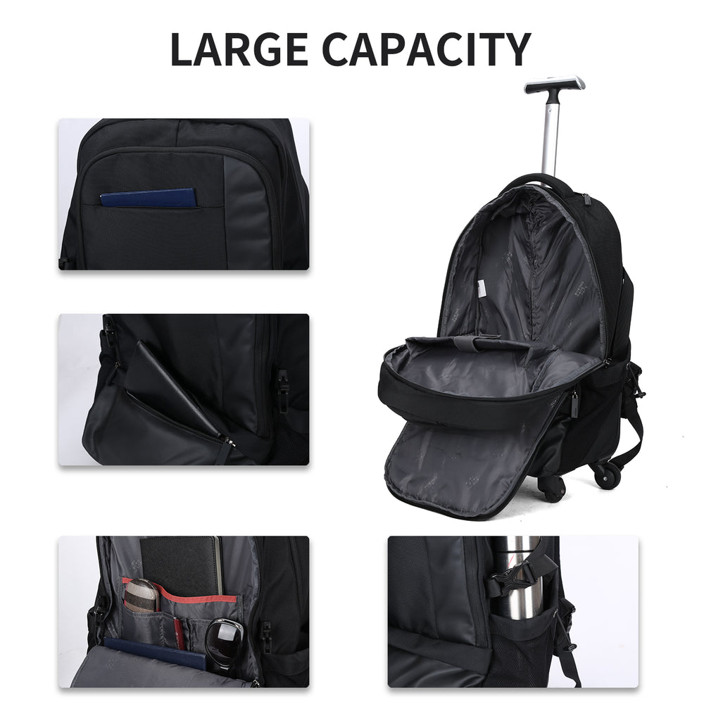 AOKING Rolling Trolley Backpack SLN69569