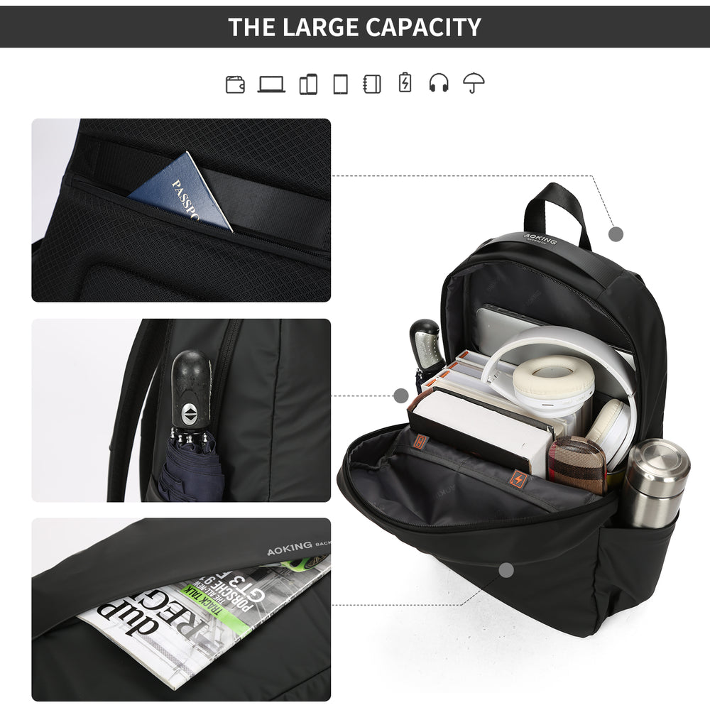 AOKING Casual Laptop Business Backpack SN4005-5
