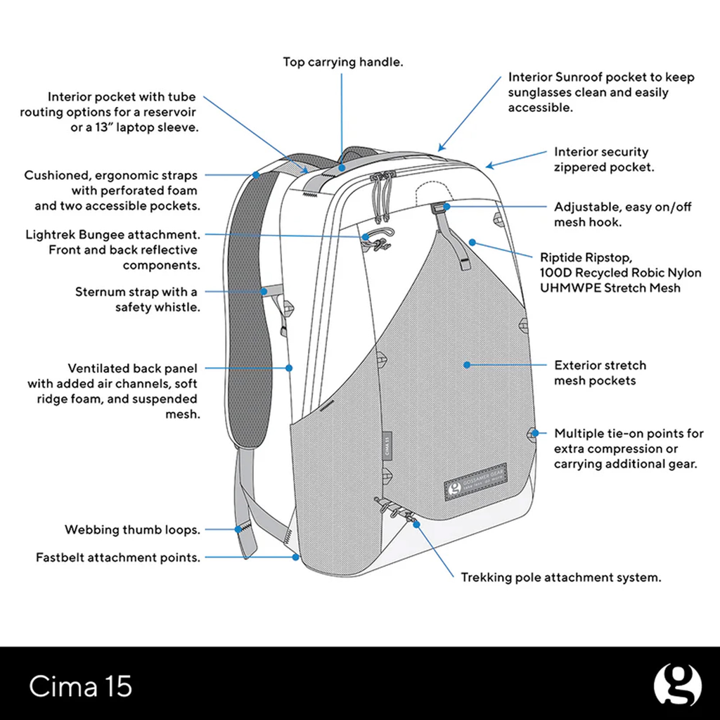 GOSSAMER GEAR Cima 15 Daypack