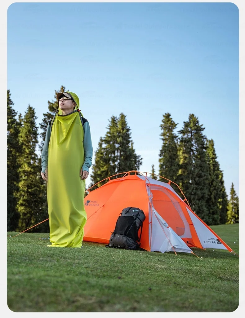 MOBI GARDEN Ultra-Light Mummy Sleeping Bag Liner