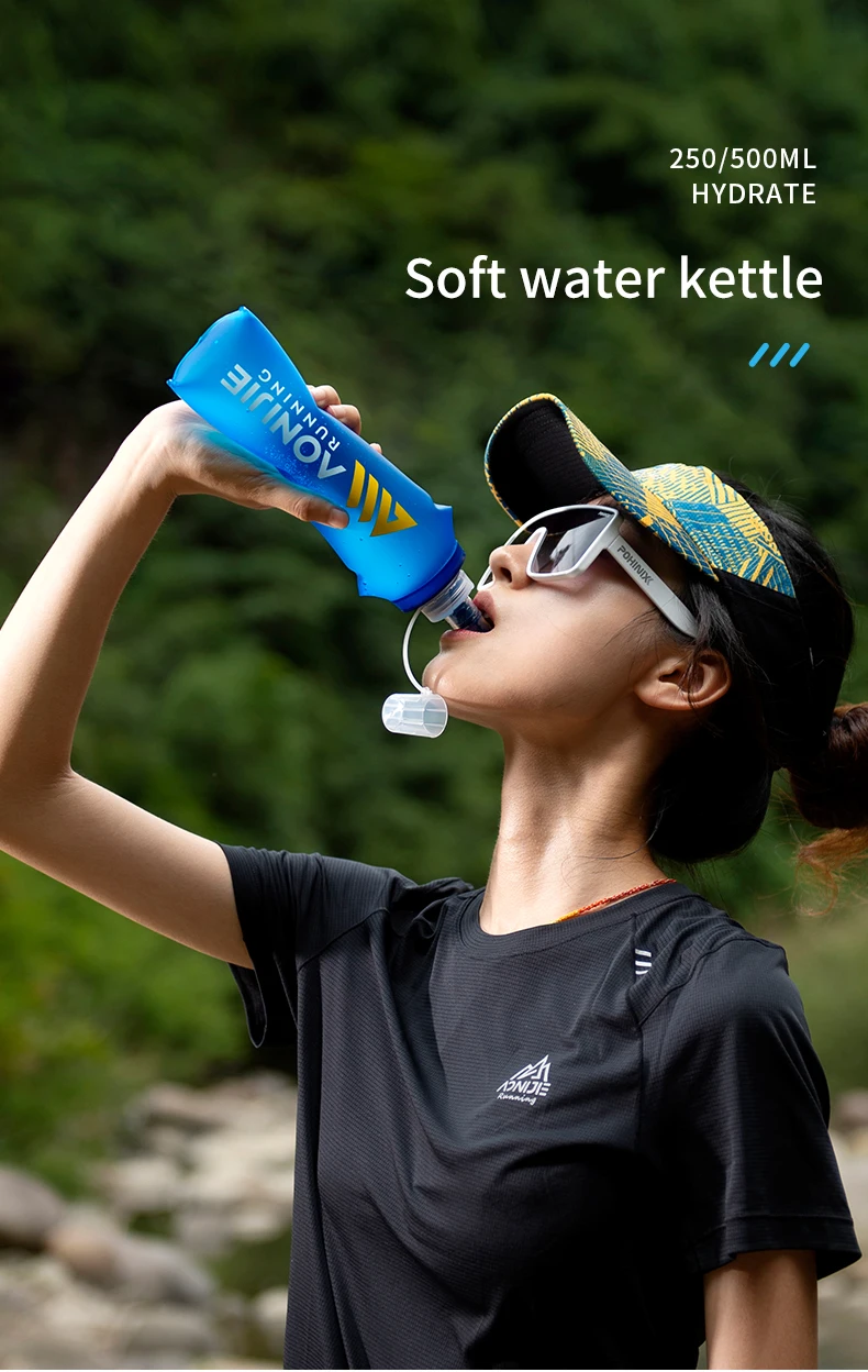 AONIJIE Soft Water Flask 250ml Running Hiking Sports