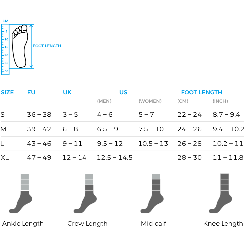 DEXSHELL Ultra Thin Lightweight Waterproof Socks for Hikers
