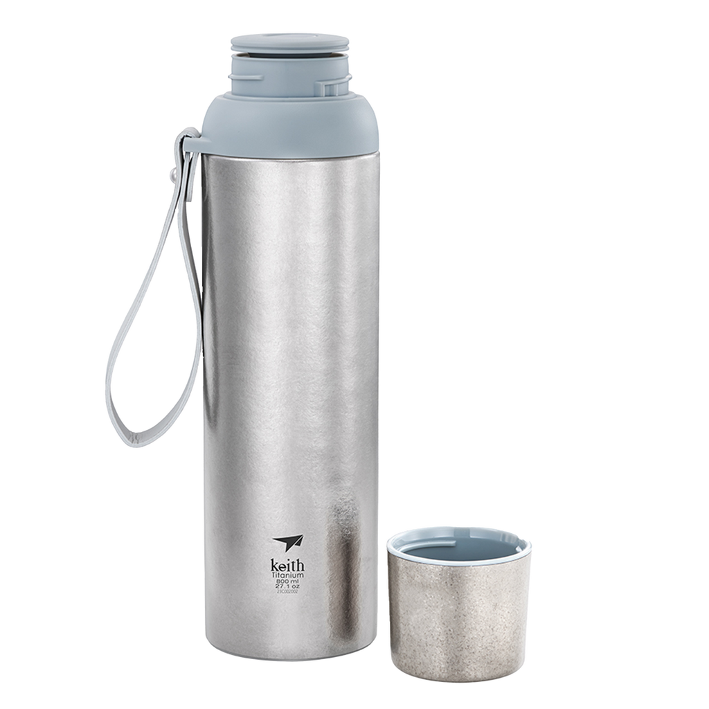 KEITH TITANIUM Vacuum Insulated FlexLid Bottle 800ml Ti3106