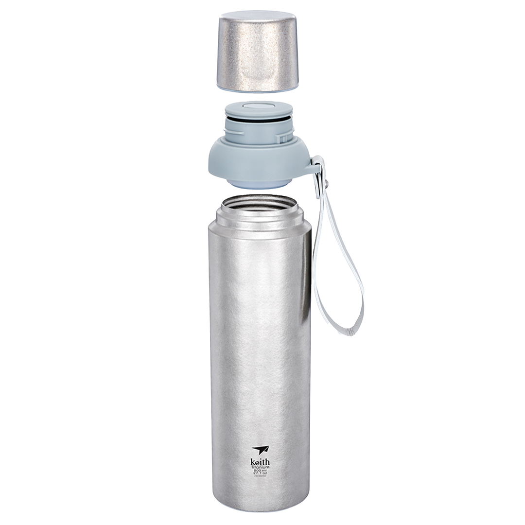 KEITH TITANIUM Vacuum Insulated FlexLid Bottle 800ml Ti3106