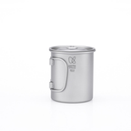 KEITH TITANIUM Single-Wall Mug with Folding Handle & Lid 300ml Ti3201