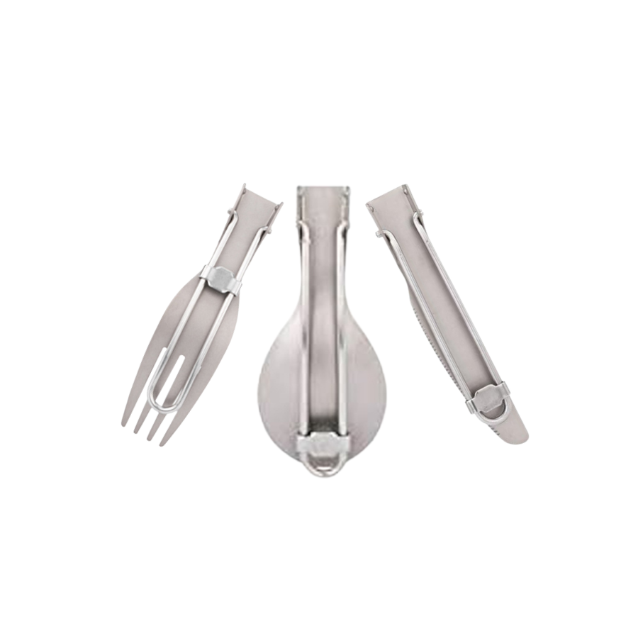 KEITH TITANIUM Foldable Cutlery Set Ti5300