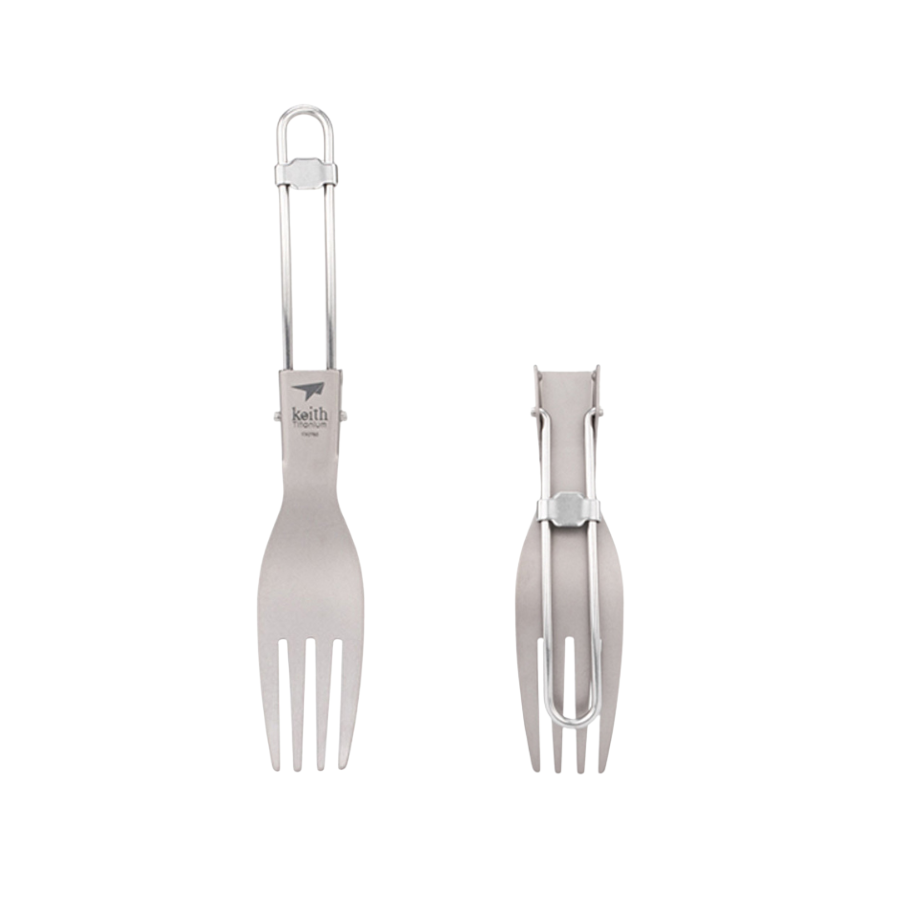 KEITH TITANIUM Foldable Cutlery Set Ti5300