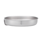 KEITH TITANIUM Fry Pan with Folding Handle 1000ml Ti6034