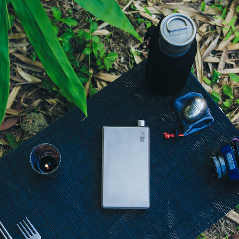KEITH TITANIUM Pocket Flask with Funnel 200ml Ti9307