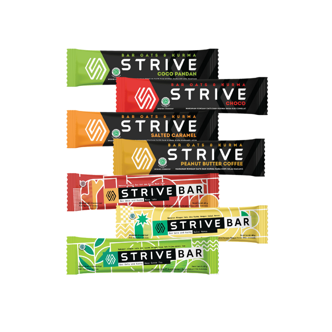 STRIVE Energy Bar 40g – Oats & Kurma Snack Bar Sports Nutrition