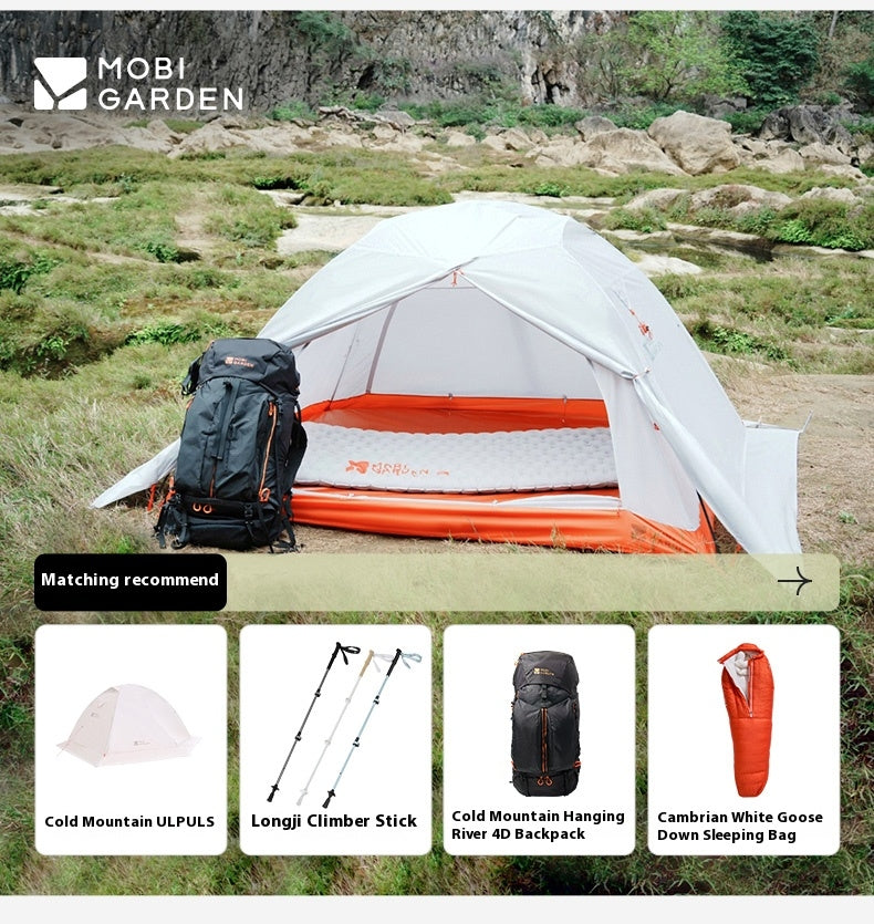 MOBI GARDEN Cold Mountain Pro S R3.9 Fish Shape Air Mattress