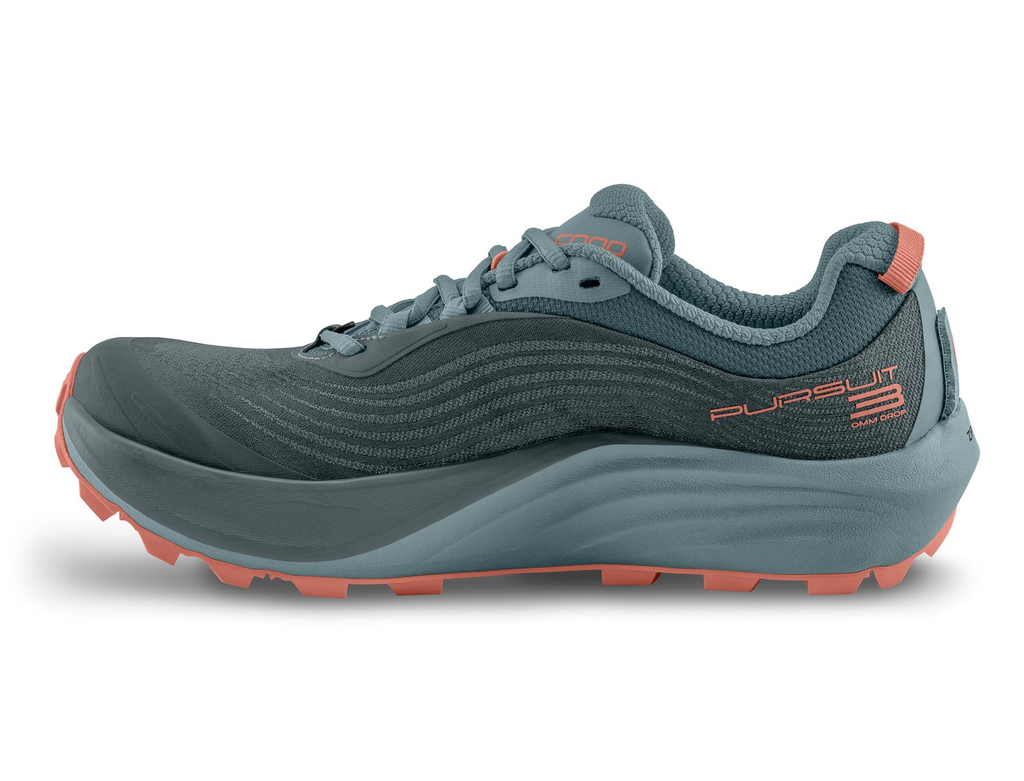 TOPO Athletic Women's Pursuit 3 Trail Running Shoes - Slate/Clay