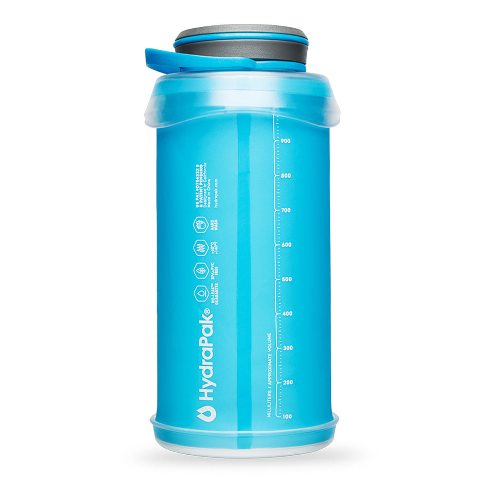 HYDRAPAK Stash™ 1L Ultralight Collapsible Travel Bottle