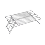 CAMPINGMOON MTG-TSDD Double Bonfire Grill Round Bar Stand D Series