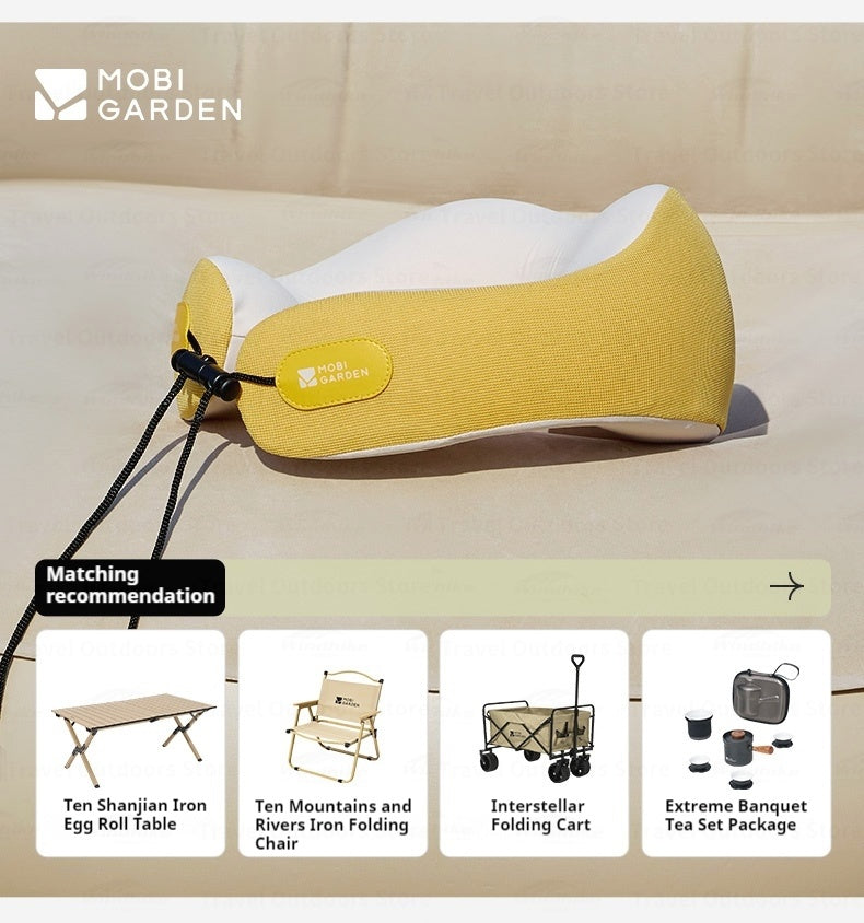 MOBI GARDEN Memory Foam U-Shaped Pillow