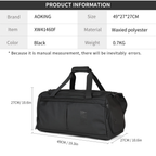 AOKING Large Capacity Travel Bag Duffle Bag XW41460F