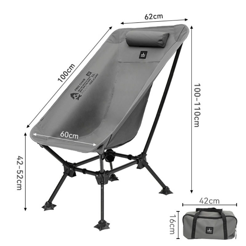 DEFTHIKE Foldable Lounge Moon Chair High Back Y003