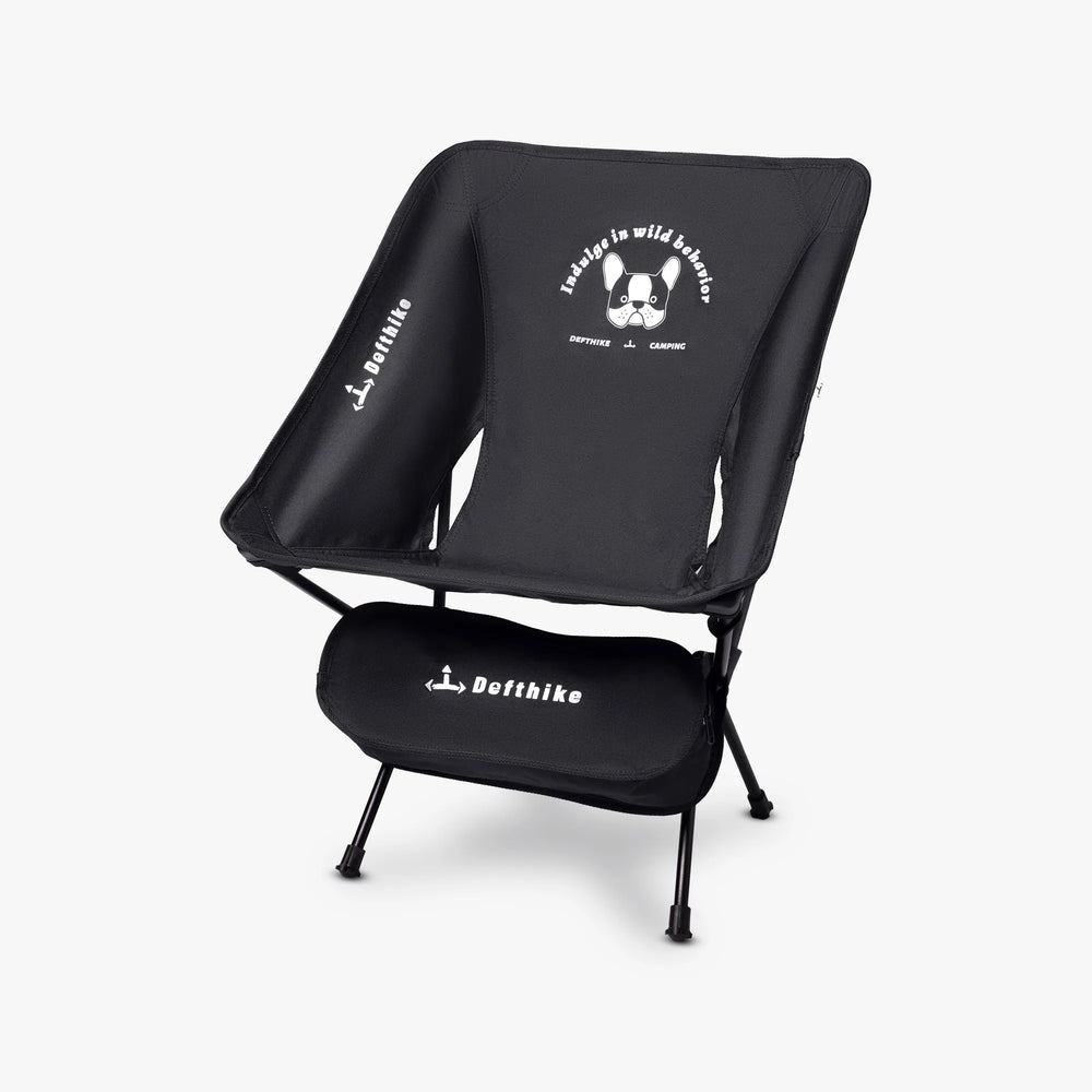 DEFTHIKE Foldable Lightweight Moon Chair Low Back Y005