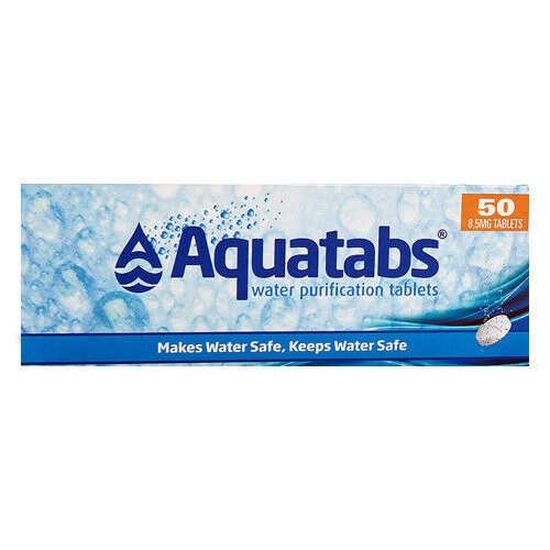 AQUATABS Water Purifications Tablets - 50 Tabs