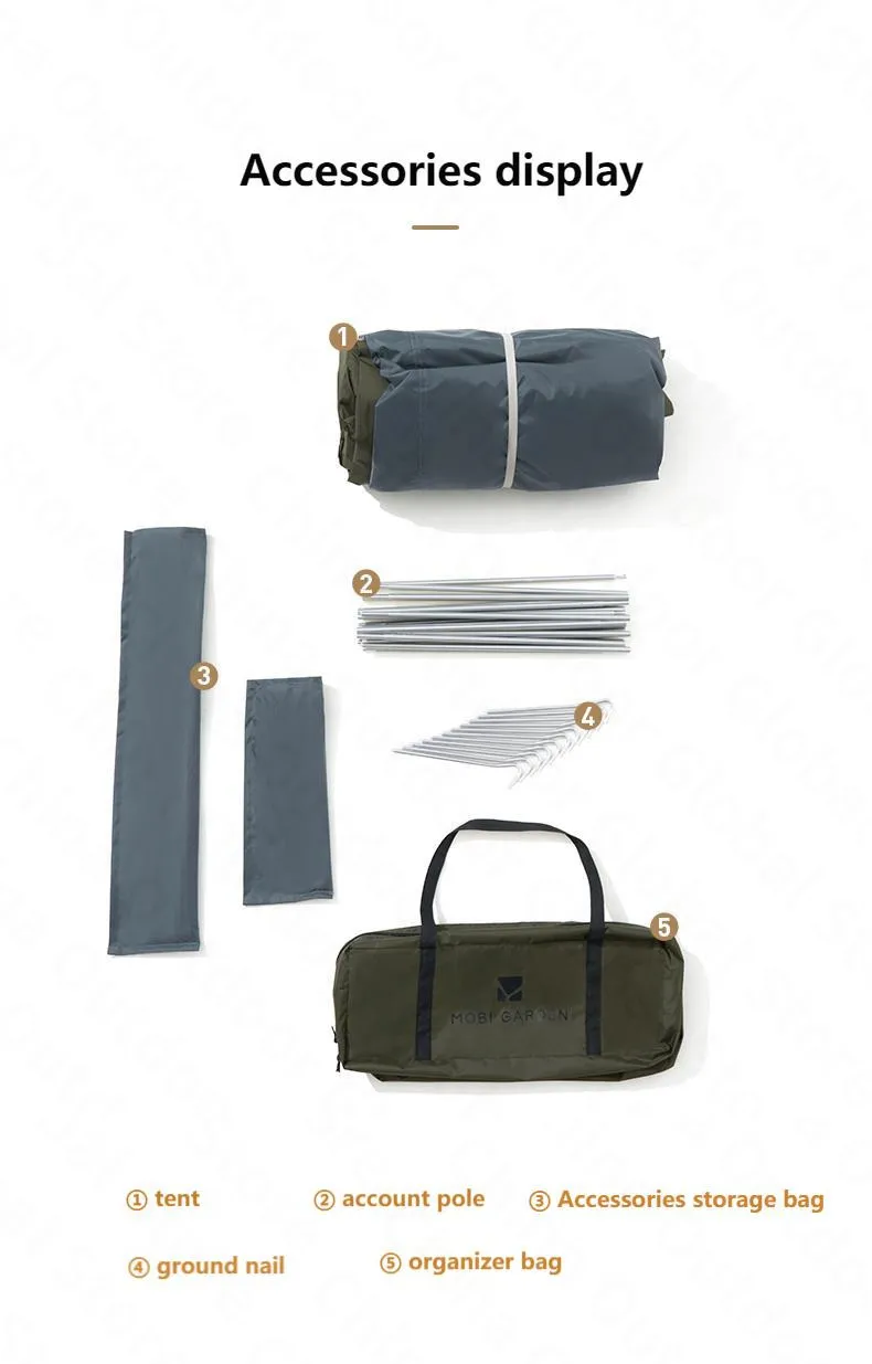 MOBI GARDEN Sunny Tent 4P