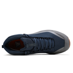 HUMTTO Men’s Mid-Cut Hiking Shoes Waterproof & Shock-Absorbing – Dark Blue/Grey