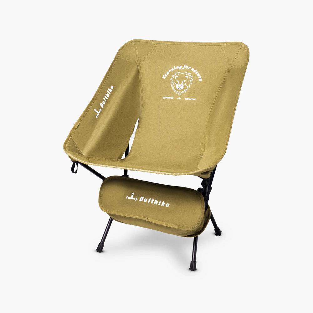 DEFTHIKE Foldable Lightweight Moon Chair Low Back Y005