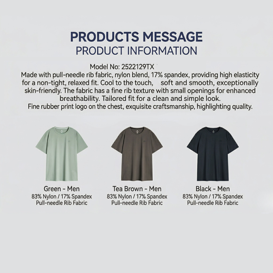 TECTOP Men’s Hiking T-Shirt – Quick-Dry & Breathable