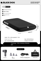 BLACKDOG Yunmeng Inflatable Sleeping Pad Air Cushion – 1P