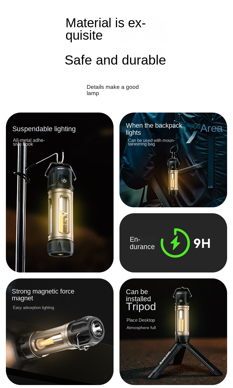 BLACKDOG Raitu – Tactical Camping Lamp
